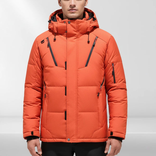 Skianzug Herren Thermo Set mit Abnehmbarer Kapuze | Für Wintersport - Alverno