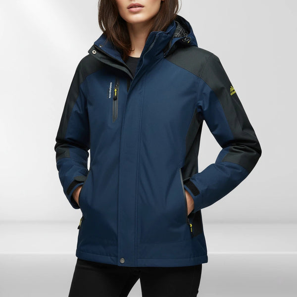 Wanderjacke Damen Wasserdicht und Atmungsaktiv | Für Outdoor-Aktivitäten - Alverno