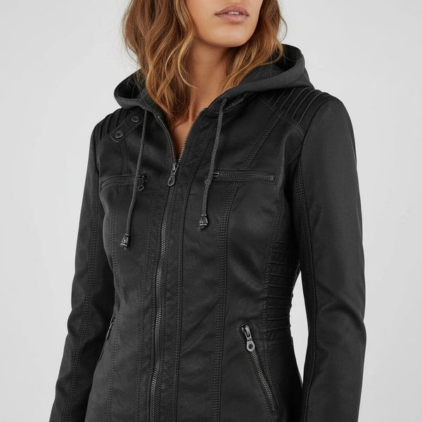 Wetterfeste Jacke Damen mit Kapuze | Für Alltag und Outdoor - Alverno