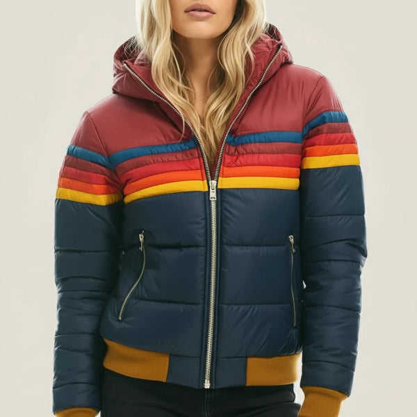 Winterjacke Damen Gefüttert mit Kapuze | Für Kalte Tage - Alverno