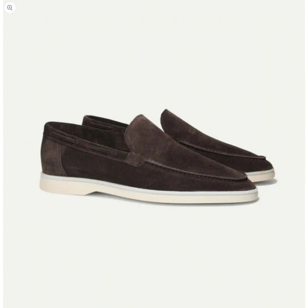 Herren Wildleder Schuhe Übergrößen - Casual Halbschuhe Slipper Große Größen 36-48