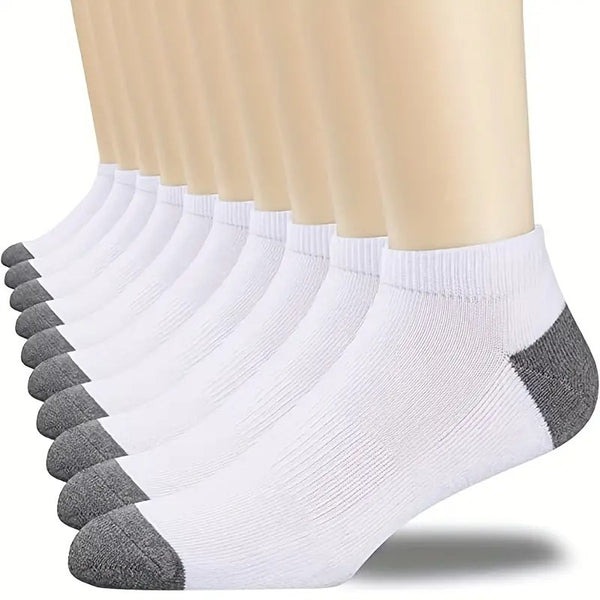 Herren Sneakersocken Füßlinge Unsichtbar - Kurze Socken Atmungsaktiv Geruchshemmend Sportsocken