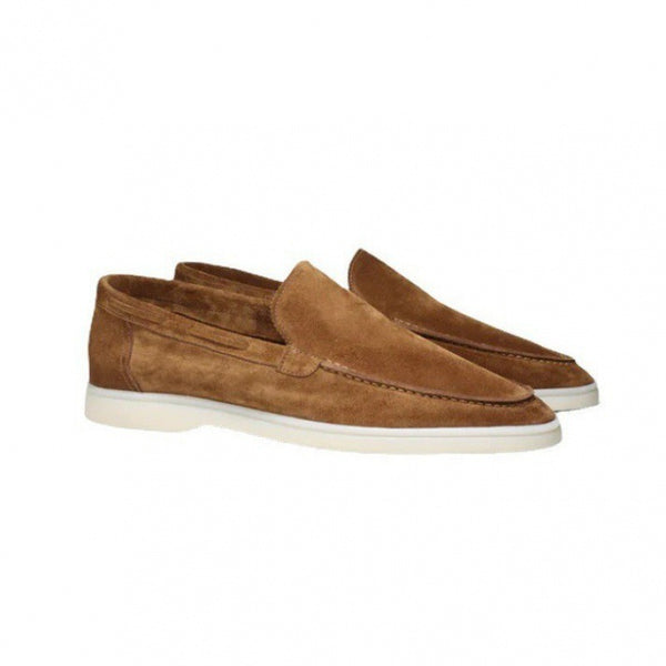 Herren Wildleder Schuhe Übergrößen - Casual Halbschuhe Slipper Große Größen 36-48