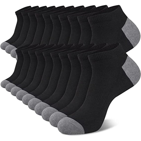 Herren Sneakersocken Füßlinge Unsichtbar - Kurze Socken Atmungsaktiv Geruchshemmend Sportsocken