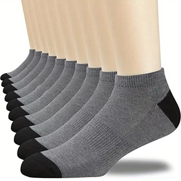 Herren Sneakersocken Füßlinge Unsichtbar - Kurze Socken Atmungsaktiv Geruchshemmend Sportsocken