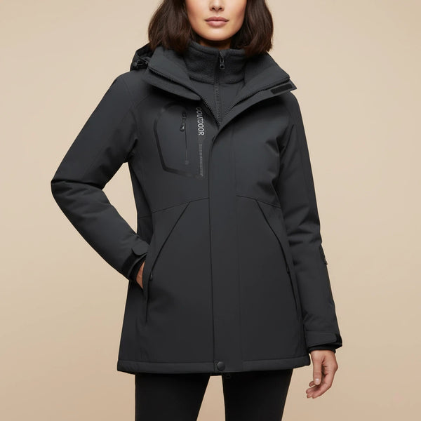 Übergangsjacke Damen mit Kapuze | Für Freizeit und Reisen - Alverno