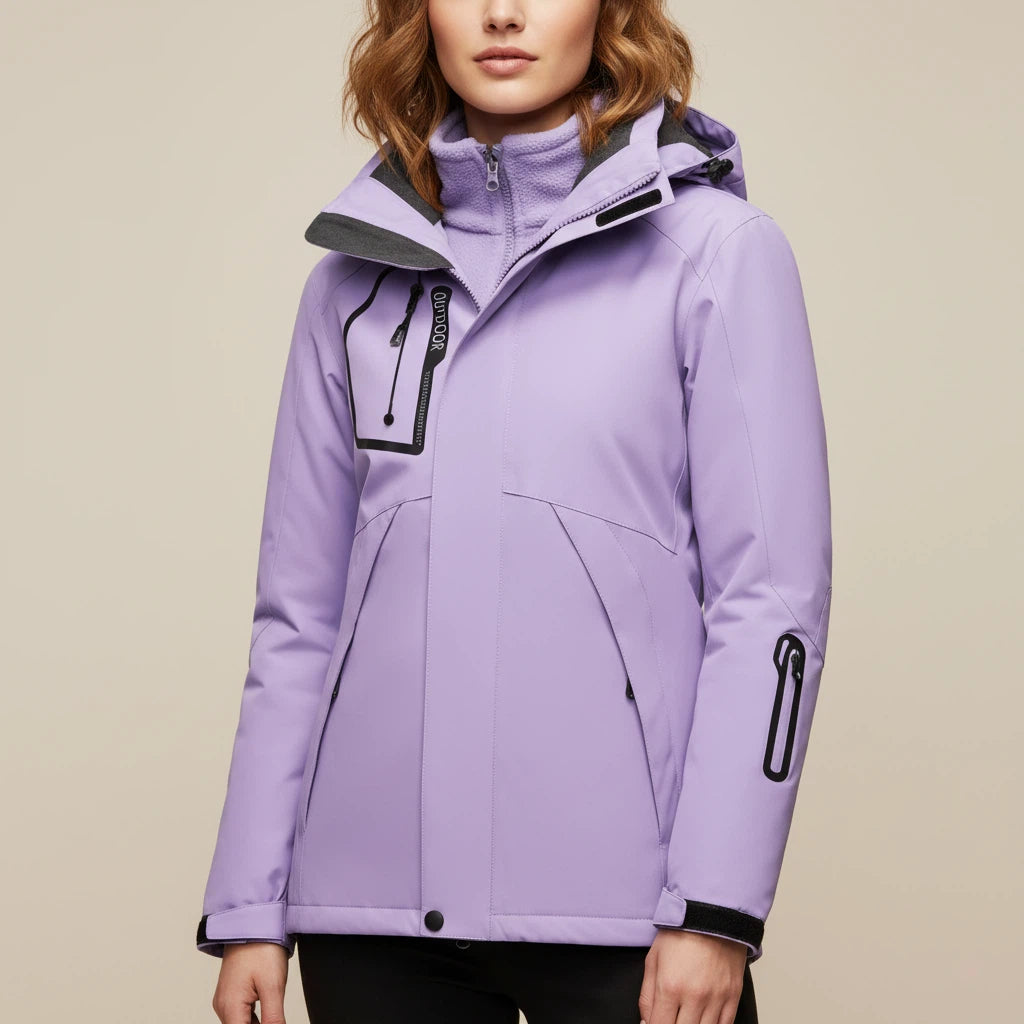 Übergangsjacke Damen mit Kapuze | Für Freizeit und Reisen - Alverno