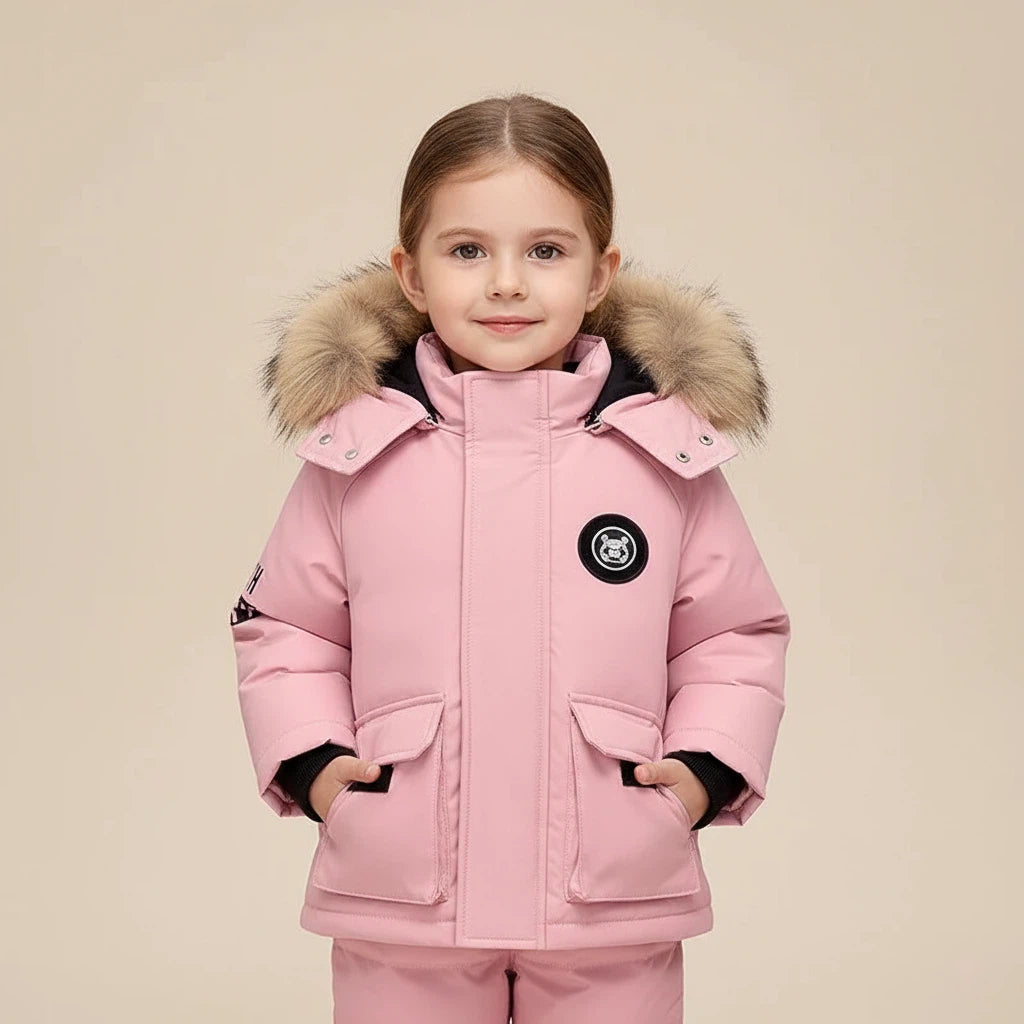 Kindermantel mit Kapuze und Overall | Für Kalte Tage - Alverno