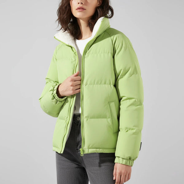 Pufferjacke Herren Wattiert Hoher Kragen | Für Kalte Tage - Alverno