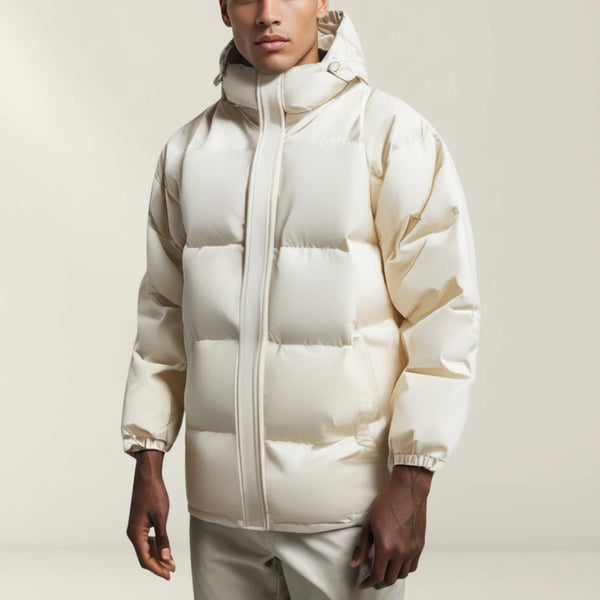 Pufferjacke Herren Wattiert mit Kapuze | Für Kalte Tage - Alverno