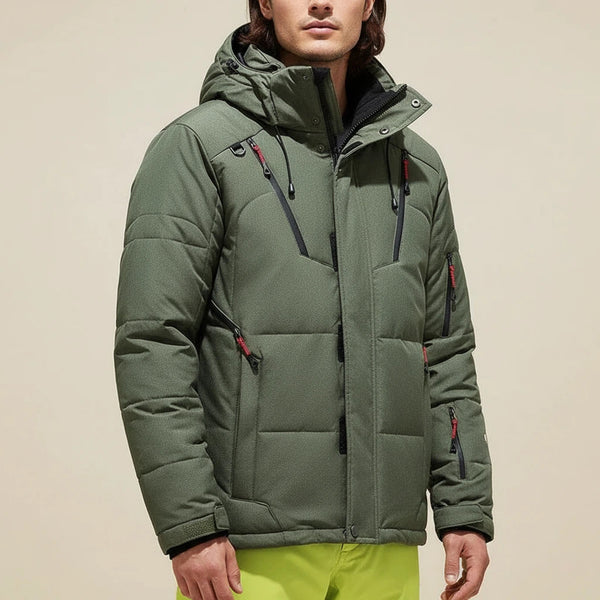 Skianzug Herren Thermo Set mit Abnehmbarer Kapuze | Für Wintersport - Alverno