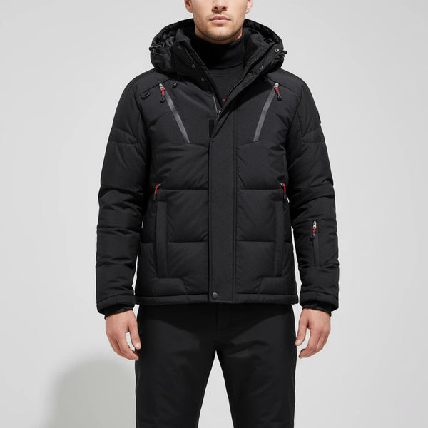 Skianzug Herren Thermo Set mit Abnehmbarer Kapuze | Für Wintersport - Alverno