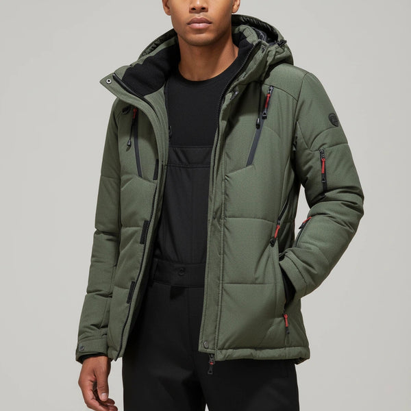 Skianzug Herren Thermo Set mit Abnehmbarer Kapuze | Für Wintersport - Alverno