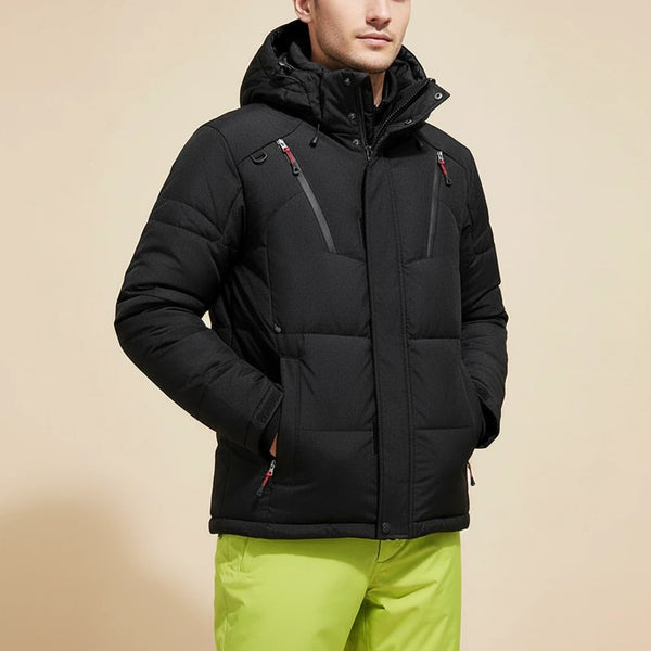 Skianzug Herren Thermo Set mit Abnehmbarer Kapuze | Für Wintersport - Alverno