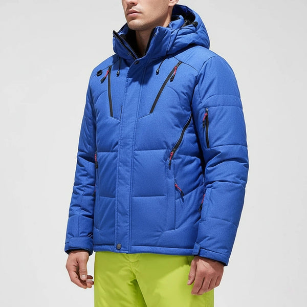 Skianzug Herren Thermo Set mit Abnehmbarer Kapuze | Für Wintersport - Alverno