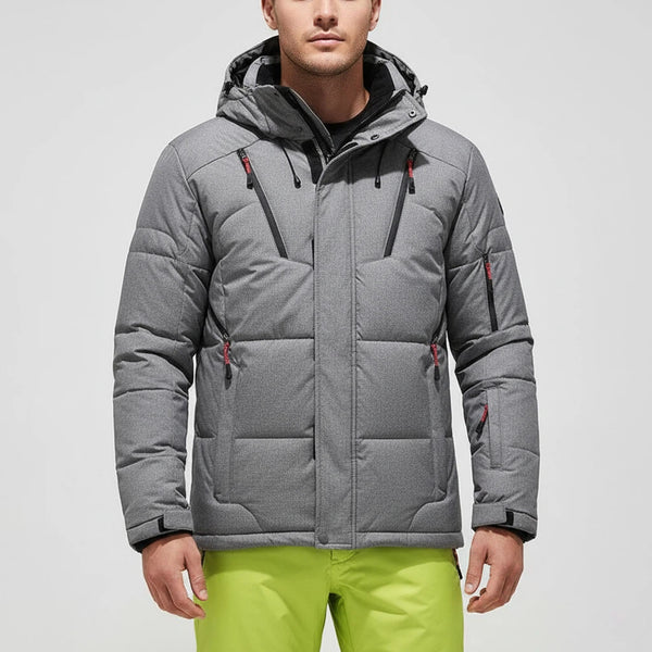 Skianzug Herren Thermo Set mit Abnehmbarer Kapuze | Für Wintersport - Alverno