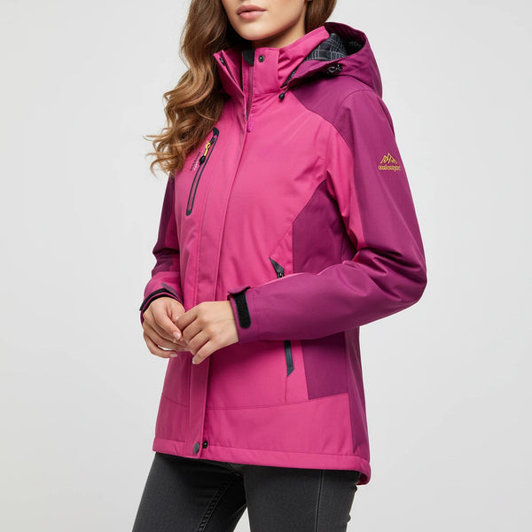 Wanderjacke Damen Wasserdicht und Atmungsaktiv | Für Outdoor-Aktivitäten - Alverno