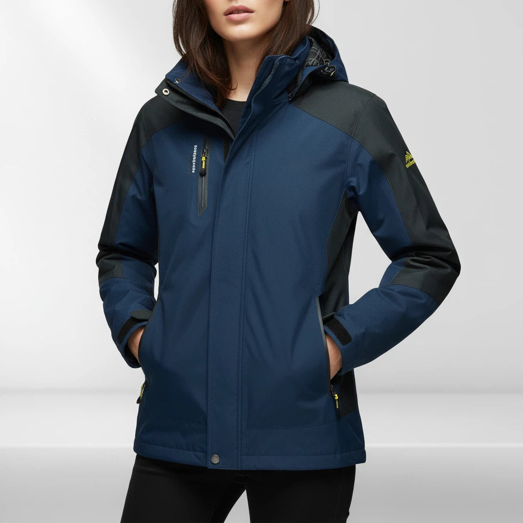 Wanderjacke Damen Wasserdicht und Atmungsaktiv | Für Outdoor-Aktivitäten - Alverno