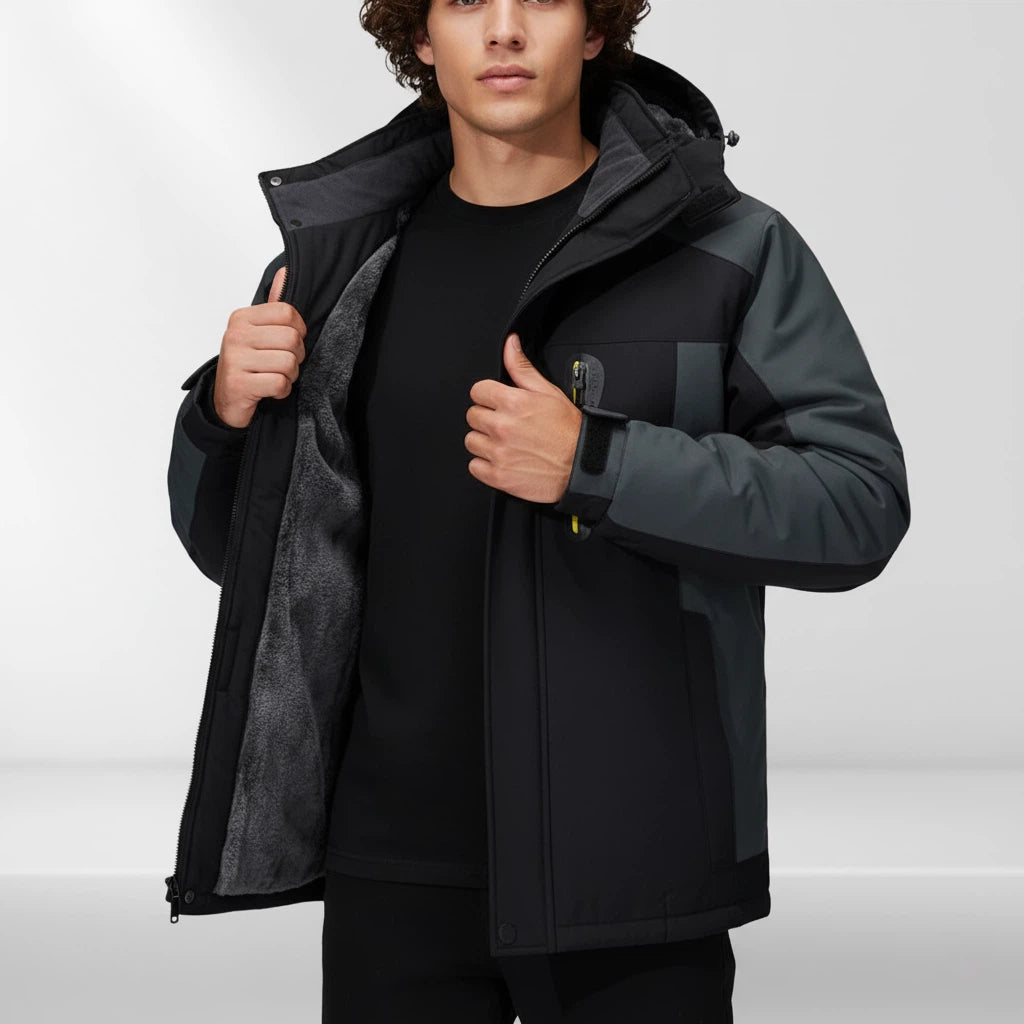 Wasserdichte Winterjacke Herren Lang | Für Kalte Tage und Outdoor-Aktivitäten - Alverno