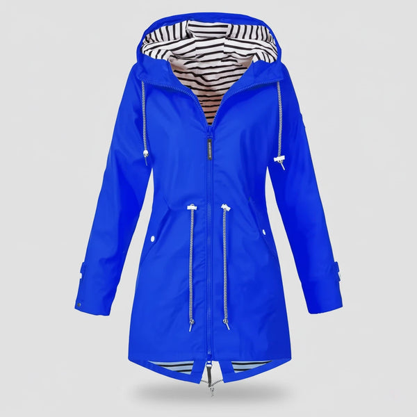 Wasserdichter Mantel Damen mit Kapuze | Für Alltag und Outdoor - Alverno