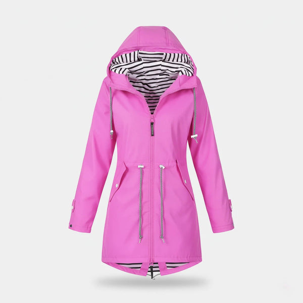 Wasserdichter Mantel Damen mit Kapuze | Für Alltag und Outdoor - Alverno