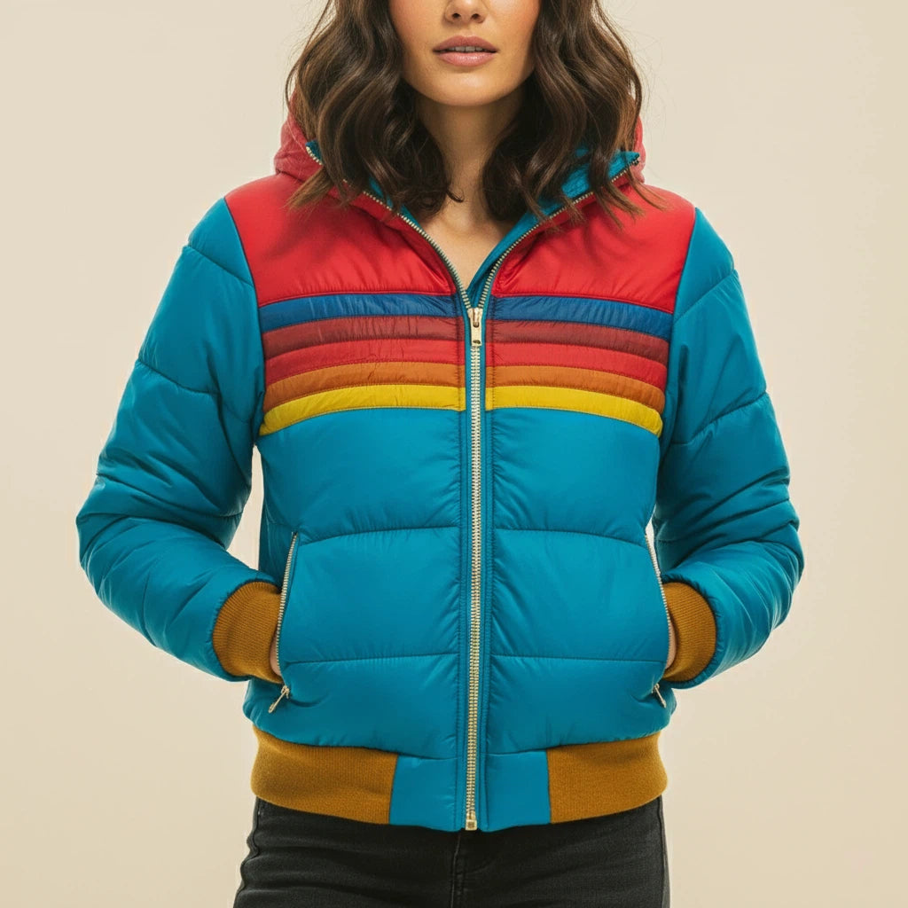 Winterjacke Damen Gefüttert mit Kapuze | Für Kalte Tage - Alverno