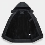 Wintermantel Herren Gefüttert Schwarz | Für Kalte Tage - Alverno