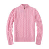 Herren Strickpullover Troyer Halbzip - Business Pullover Polo Kragen Feinstrick Sweater